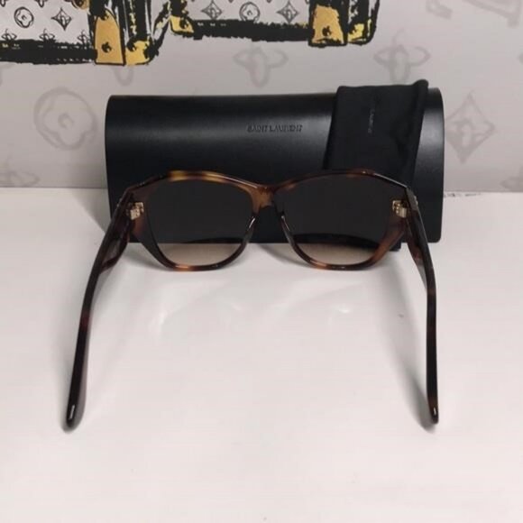New Authentic Saint Laurent Havana SLM8 003 Sunglasses - Picture 13 of 15